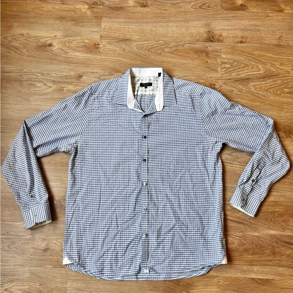Ted Baker London Men’s Long Sleeve Shirt Size Small  Button Front